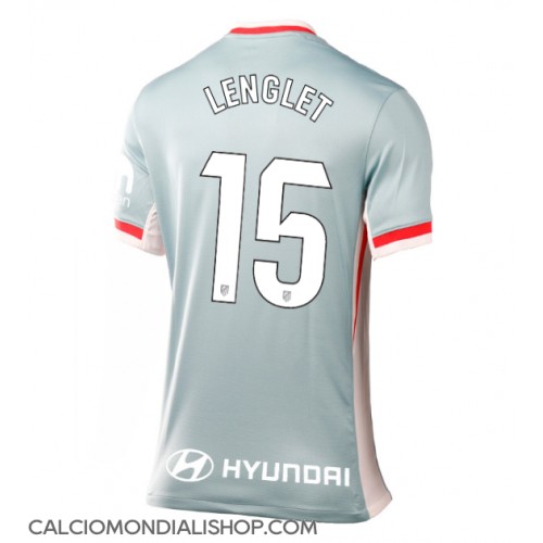 Maglie da calcio Atletico Madrid Clement Lenglet #15 Seconda Maglia Femminile 2024-25 Manica Corta